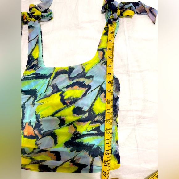 ✨ NWT FREE PEOPLE Avenue Print Tank Top size S ✨ - Picture 6 of 10